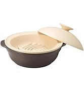 Amazon｜M.STYLE Karl IH軽量土鍋 8号 (身+フタ) 吹きこぼれにくい 鍋